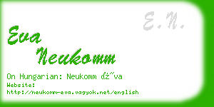 eva neukomm business card